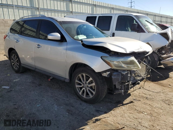 2015 Nissan Pathfinder SV with VIN 5N1AR2MN9FC603138, listed as a Copart auction lot 80979204 with 205,928 mi miles and Salvage title. Bid and sale history available at DreamBid. Image 4.