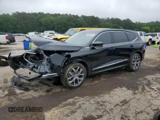 2022 Acura MDX Technology with VIN 5J8YD9H48NL009233, listed as a Copart auction lot 55588145 with 45,031 mi miles and Salvage title. Bid and sale history available at DreamBid. Image 1.