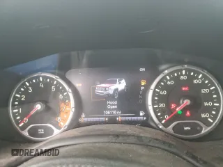 2017 Jeep Renegade Limited with VIN ZACCJBDBXHPE88574, listed as a Copart auction lot 61728625 with 106,116 mi miles and Salvage title. Bid and sale history available at DreamBid. Image 9.