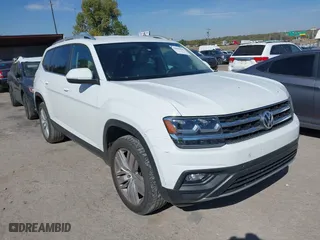 2019 Volkswagen Atlas 3.6L V6 SE w/Technology with VIN 1V2WR2CA1KC545124, listed as a IAAI auction lot 40659820 with 92,185 mi miles. Bid and sale history available at carsss.com. Image 1.