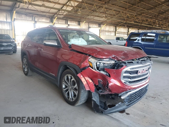 2020 GMC Terrain SLT with VIN 3GKALPEX7LL142268, listed as a Copart auction lot 69943854 with 126,136 mi miles and Salvage Title. Bid and sale history available at carsss.com. Image 4.