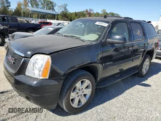 2008 GMC Yukon SLE w/3SB with VIN 1GKFK13058J120571, listed as a Copart auction lot 75098574 with 205,028 mi miles and Salvage Title. Bid and sale history available at carsss.com. Image 1.