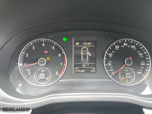 2012 Volkswagen Passat SE with VIN 1VWBP7A3XCC055433, listed as a Copart auction lot 72522034 with 219,549 mi miles and Salvage Title. Bid and sale history available at carsss.com. Image 9.