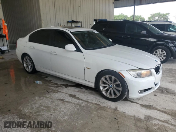 2011 BMW 3 Series 328i with VIN WBAPH7G50BNN06710, listed as a Copart auction lot 76987974 with 157,514 mi miles and Salvage Title. Bid and sale history available at carsss.com. Image 4.
