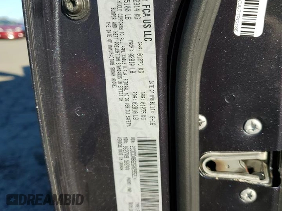 2016 Chrysler 300 S with VIN 2C3CCABG2GH295214, listed as a Copart auction lot 88234435 with 185,133 mi miles and Salvage Title. Bid and sale history available at DreamBid. Image 15.