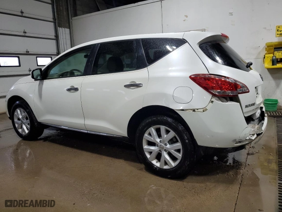 2012 Nissan Murano SV with VIN JN8AZ1MW7CW212706, listed as a Copart auction lot 52689135 with 188,834 mi miles and Salvage Title. Bid and sale history available at carsss.com. Image 2.