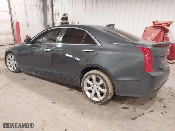 2015 Cadillac ATS Performance with VIN 1G6AC5SX3F0109826, listed as a IAAI auction lot 41205716 with 128,922 mi miles. Bid and sale history available at carsss.com. Image 3.