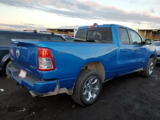 2021 Ram 1500 Big Horn with VIN 1C6SRFBT3MN586735, listed as a Copart auction lot 82870194 with 55,744 mi miles and Salvage Title. Bid and sale history available at carsss.com. Image 3.