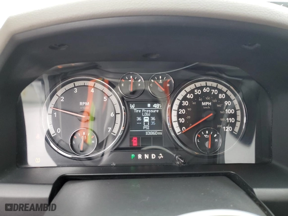 2010 Dodge Ram 1500 ST with VIN 1D7RV1GP5AS260469, listed as a Copart auction lot 84799704 with 101,860 mi miles and Salvage Title. Bid and sale history available at carsss.com. Image 9.