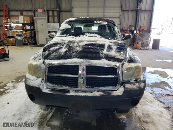 2005 Dodge Dakota ST with VIN 1D7HW22K65S119779, listed as a Copart auction lot 45154025 with 0 mi miles and Salvage Title. Bid and sale history available at carsss.com. Image 5.