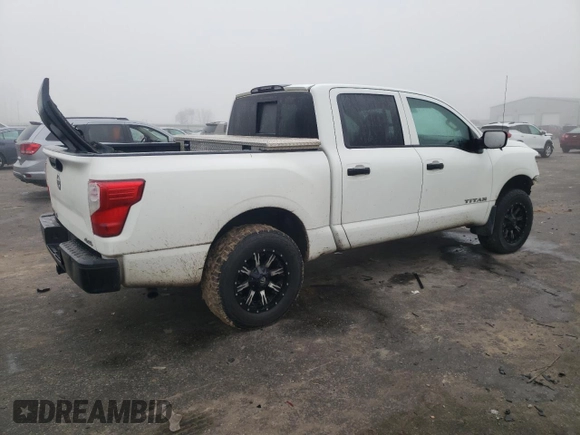 2017 Nissan Titan S with VIN 1N6AA1EJ9HN506253, listed as a Copart auction lot 85048914 with 256,158 mi miles and Salvage Title. Bid and sale history available at carsss.com. Image 3.