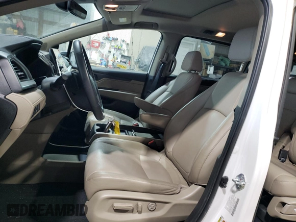 2024 Honda Odyssey EX-L with VIN 5FNRL6H68RB005052, listed as a Copart auction lot 53072325 with 34,758 mi miles and Salvage Title. Bid and sale history available at DreamBid. Image 7.