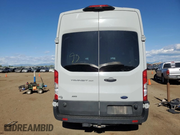 2023 Ford Transit with VIN 1FBAX9X8XPKA45787, listed as a Copart auction lot 54545034 with 41,979 mi miles and Salvage Title. Bid and sale history available at DreamBid. Image 6.