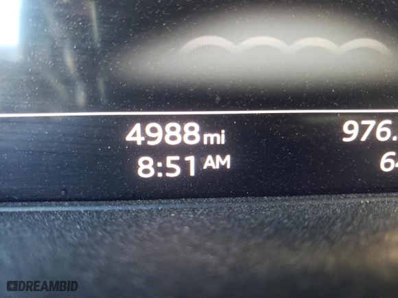 2022 Audi A5 Sportback S line Premium Plus with VIN WAUFACF56NA018660, listed as a Copart auction lot 58780172 with 4,988 mi miles. Bid and sale history available at carsss.com. Image 8.