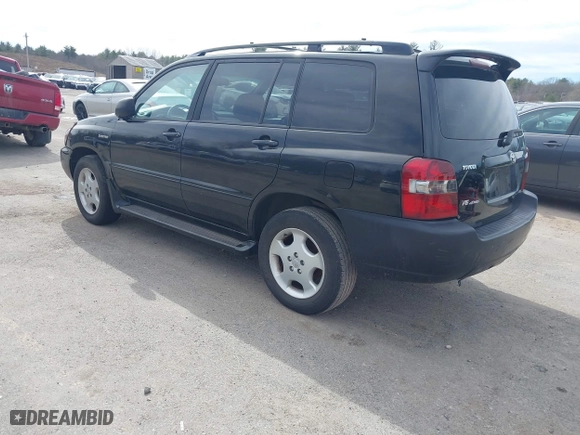 2004 Toyota Highlander with VIN JTEEP21A740003967, listed as a IAAI auction lot 41835429 with 220,906 mi miles. Bid and sale history available at carsss.com. Image 3.
