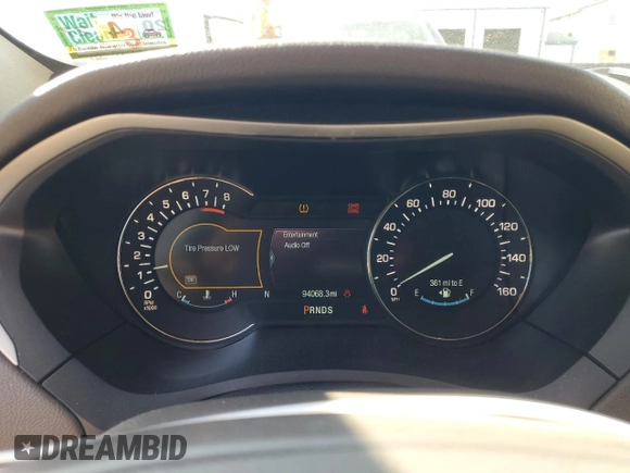 2016 Lincoln MKZ with VIN 3LN6L2JK1GR626675, listed as a Copart auction lot 56068645 with 94,068 mi miles and Salvage title. Bid and sale history available at DreamBid. Image 9.