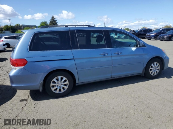 2010 Honda Odyssey EX-L with VIN 5FNRL3H75AB023925, listed as a Copart auction lot 51528745 with 134,982 mi miles and Salvage Title. Bid and sale history available at carsss.com. Image 3.