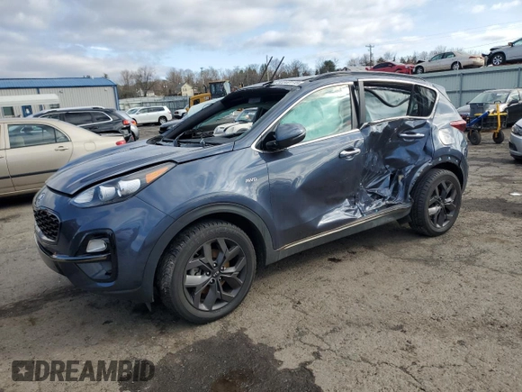 2020 Kia Sportage S with VIN KNDP6CAC7L7678764, listed as a Copart auction lot 50340115 with 0 mi miles and Salvage Title. Bid and sale history available at carsss.com. Image 1.