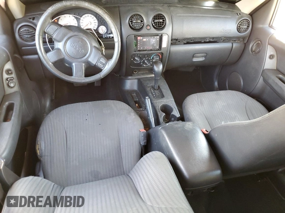 2003 Jeep Liberty Sport with VIN 1J4GK48K63W531852, listed as a Copart auction lot 41791325 with 186,367 mi miles and Salvage Title. Bid and sale history available at DreamBid. Image 8.