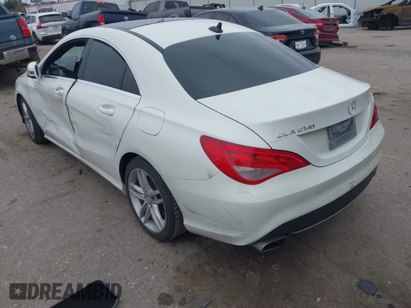 2016 Mercedes-Benz CLA with VIN WDDSJ4EB3GN322304, listed as a IAAI auction lot 41349459 with 159,347 mi miles. Bid and sale history available at carsss.com. Image 3.