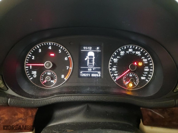 2013 Volkswagen Passat SEL Premium with VIN 1VWCM7A31DC063709, listed as a Copart auction lot 78717804 with 120,271 mi miles and Salvage Title. Bid and sale history available at carsss.com. Image 9.