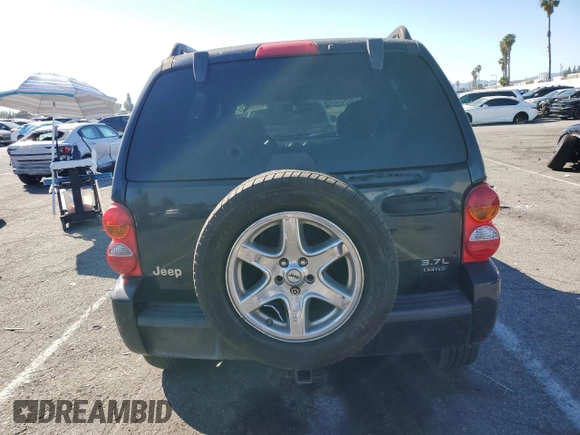 2004 Jeep Liberty Limited with VIN 1J4GK58K14W113447, listed as a Copart auction lot 46850935 with 214,554 mi miles and Salvage title. Bid and sale history available at DreamBid. Image 6.