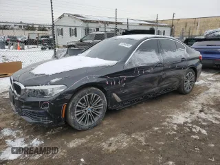 2019 BMW 5 Series 540i xDrive with VIN WBAJE7C57KWD55107, listed as a Copart auction lot 41366345 with 63,985 mi miles and Salvage Title. Bid and sale history available at carsss.com. Image 1.
