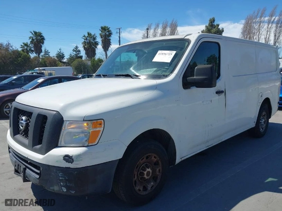 2012 Nissan NV Cargo S with VIN 1N6BF0KY8CN108235, listed as a IAAI auction lot 41896725 with NaN miles. Bid and sale history available at carsss.com. Image 6.