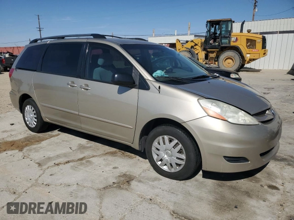 2008 Toyota Sienna CE with VIN 5TDZK23C58S192768, listed as a Copart auction lot 53300545 with 182,273 mi miles and Salvage Title. Bid and sale history available at carsss.com. Image 4.