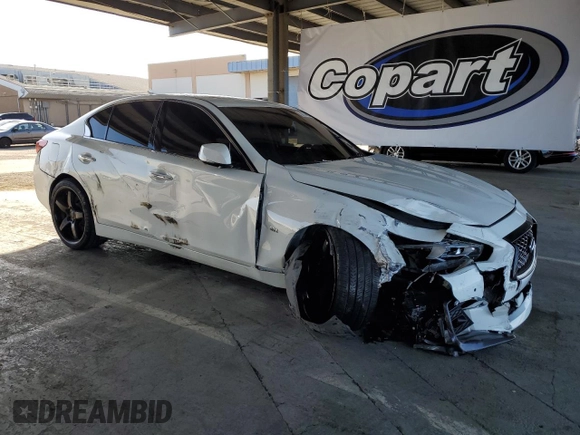 2020 Infiniti Q50 Sport z VIN JN1EV7AP0LM202316, wystawiony jako Copart lot #55100665 z przebiegiem 63 174 mil mil oraz Szkoda całkowita • Salvage title. Historia ofert i sprzedaży dostępna na DreamBid. Obrazek 4.