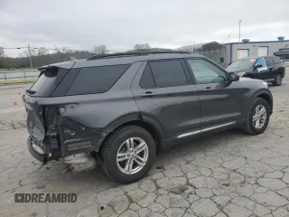 2020 Ford Explorer XLT with VIN 1FMSK7DH4LGC41840, listed as a Copart auction lot 50782385 with 77,353 mi miles and Salvage Title. Bid and sale history available at carsss.com. Image 3.