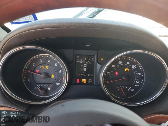 2013 Jeep Grand Cherokee Overland with VIN 1C4RJFCG8DC606862, listed as a Copart auction lot 82149804 with 155,999 mi miles and Salvage Title. Bid and sale history available at carsss.com. Image 9.