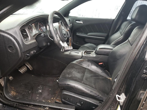 2012 Dodge Charger SRT8 with VIN 2C3CDXEJ5CH270082, listed as a Copart auction lot 53375275 with 213,799 mi miles and Salvage Title. Bid and sale history available at carsss.com. Image 7.