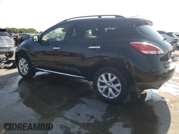 2013 Nissan Murano SL with VIN JN8AZ1MU6DW201129, listed as a Copart auction lot 61658894 with 217,210 mi miles and Salvage Title. Bid and sale history available at carsss.com. Image 2.