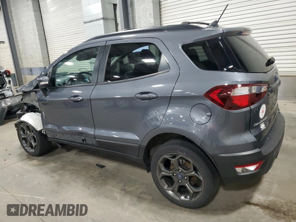 2018 Ford EcoSport SES with VIN MAJ6P1CL1JC177518, listed as a Copart auction lot 52587045 with 35,166 mi miles and Salvage Title. Bid and sale history available at DreamBid. Image 2.