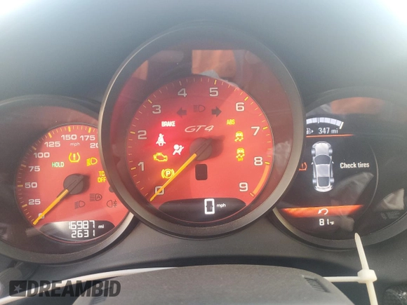 2015 Porsche 911 Carrera with VIN WP0AA2A98FS106543, listed as a Copart auction lot 73144614 with 16,987 mi miles and Salvage Title. Bid and sale history available at carsss.com. Image 9.