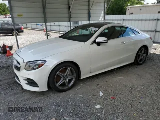 2018 Mercedes-Benz E 400 z VIN WDD1J6FB1JF053081, wystawiony jako Copart lot #56357315 z przebiegiem 35 330 mil mil oraz Szkoda całkowita • Salvage title. Historia ofert i sprzedaży dostępna na DreamBid. Obrazek 1.