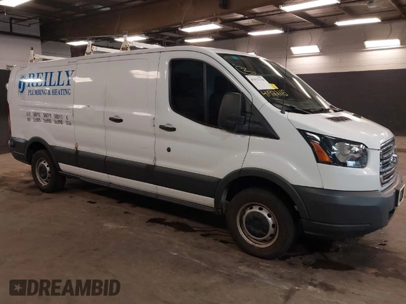 2016 Ford Transit Cargo with VIN 1FTYE9ZM6GKA63598, listed as a IAAI auction lot 41922118 with 127,340 mi miles and . Bid and sale history available at carsss.com. Image 1.