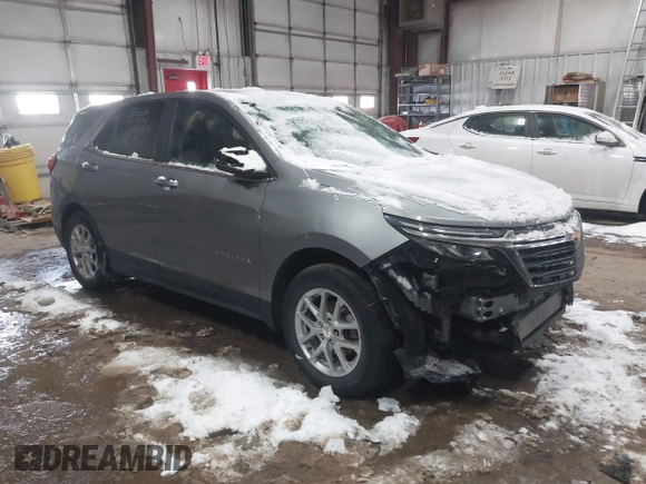 2023 Chevrolet Equinox LT with VIN 3GNAXKEG4PL236611, listed as a IAAI auction lot 41578894 with 48,765 mi miles and . Bid and sale history available at DreamBid. Image 1.