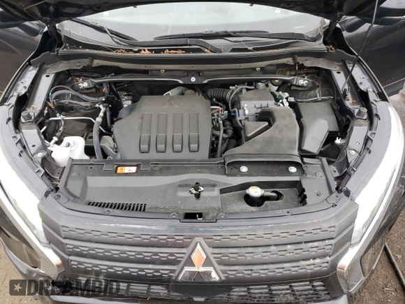2022 Mitsubishi Eclipse Cross LE with VIN JA4ASVAA0NZ055595, listed as a Copart auction lot 78072354 with 24,091 mi miles and Salvage title. Bid and sale history available at DreamBid. Image 12.