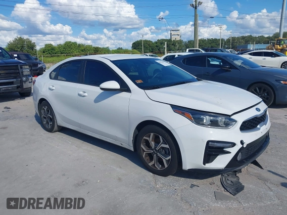 2020 Kia Forte LXS with VIN 3KPF24AD9LE245159, listed as a IAAI auction lot 40423682 with 54,667 mi miles and . Bid and sale history available at carsss.com. Image 1.