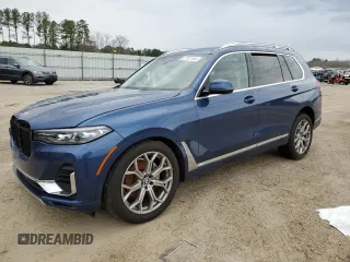 2022 BMW X7 xDrive40i with VIN 5UXCW2C0XN9J71486, listed as a Copart auction lot 37921564 with 0 mi miles and Salvage Title. Bid and sale history available at carsss.com. Image 1.