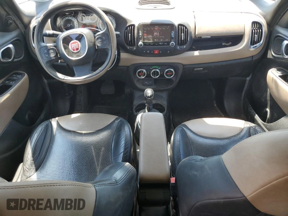 2014 FIAT 500L Lounge with VIN ZFBCFACHXEZ008504, listed as a Copart auction lot 64678195 with 98,957 mi miles and Salvage title. Bid and sale history available at DreamBid. Image 8.