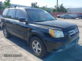 2008 Honda Pilot SE with VIN 5FNYF183X8B033686, listed as a IAAI auction lot 42339231 with 227,683 mi miles and . Bid and sale history available at DreamBid. Image 1.