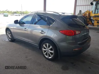 2012 Infiniti EX Journey with VIN JN1AJ0HR2CM452343, listed as a IAAI auction lot 42216001 with 214,459 mi miles. Bid and sale history available at carsss.com. Image 3.