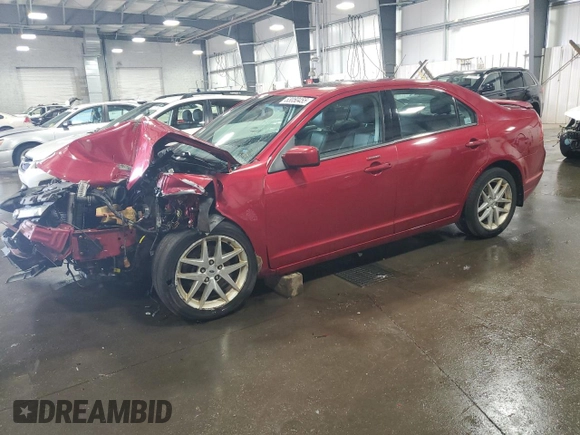 2012 Ford Fusion SEL with VIN 3FAHP0JA0CR348722, listed as a Copart auction lot 53050455 with 0 mi miles and Non Repairable. Bid and sale history available at carsss.com. Image 1.