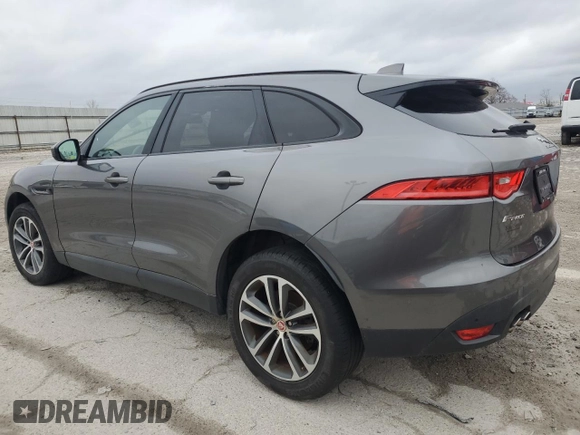 2018 Jaguar F-Pace 20d Premium with VIN SADCJ2FNXJA257790, listed as a Copart auction lot 81945434 with 76,524 mi miles and Clean Title. Bid and sale history available at DreamBid. Image 2.