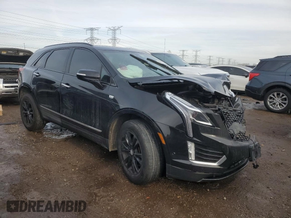 2021 Cadillac XT5 AWD Premium Luxury with VIN 1GYKNDRS9MZ141571, listed as a Copart auction lot 46450135 with 92,668 mi miles and Salvage Title. Bid and sale history available at carsss.com. Image 4.