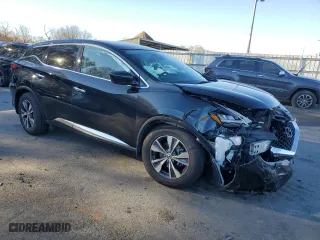 2021 Nissan Murano S with VIN 5N1AZ2AS0MC137977, listed as a Copart auction lot 80531794 with 35,908 mi miles and Salvage Title. Bid and sale history available at carsss.com. Image 4.