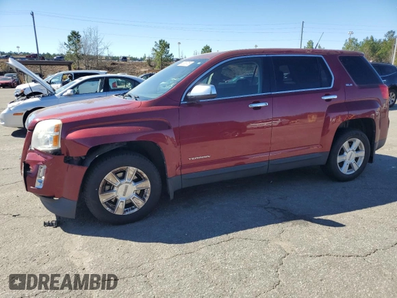 2012 GMC Terrain SLE-1 with VIN 2GKALMEK4C6230914, listed as a Copart auction lot 48888715 with 167,842 mi miles and Salvage Title. Bid and sale history available at carsss.com. Image 1.